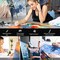 Paint Brush Set, 10 Pcs Paint Brushes for Acrylic Painting, Round Pointed Tip Detail Small Paint Brush